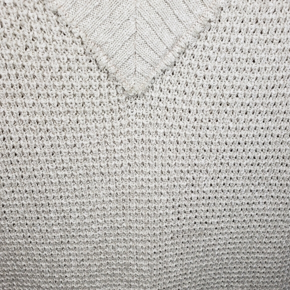 Free People Beach Sweater Dress M Swim Cover-up Lounge Boho Minimalist V-neck - Picture 4 of 10